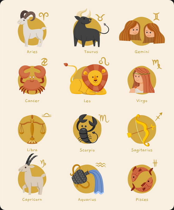 zodiac signs illustration